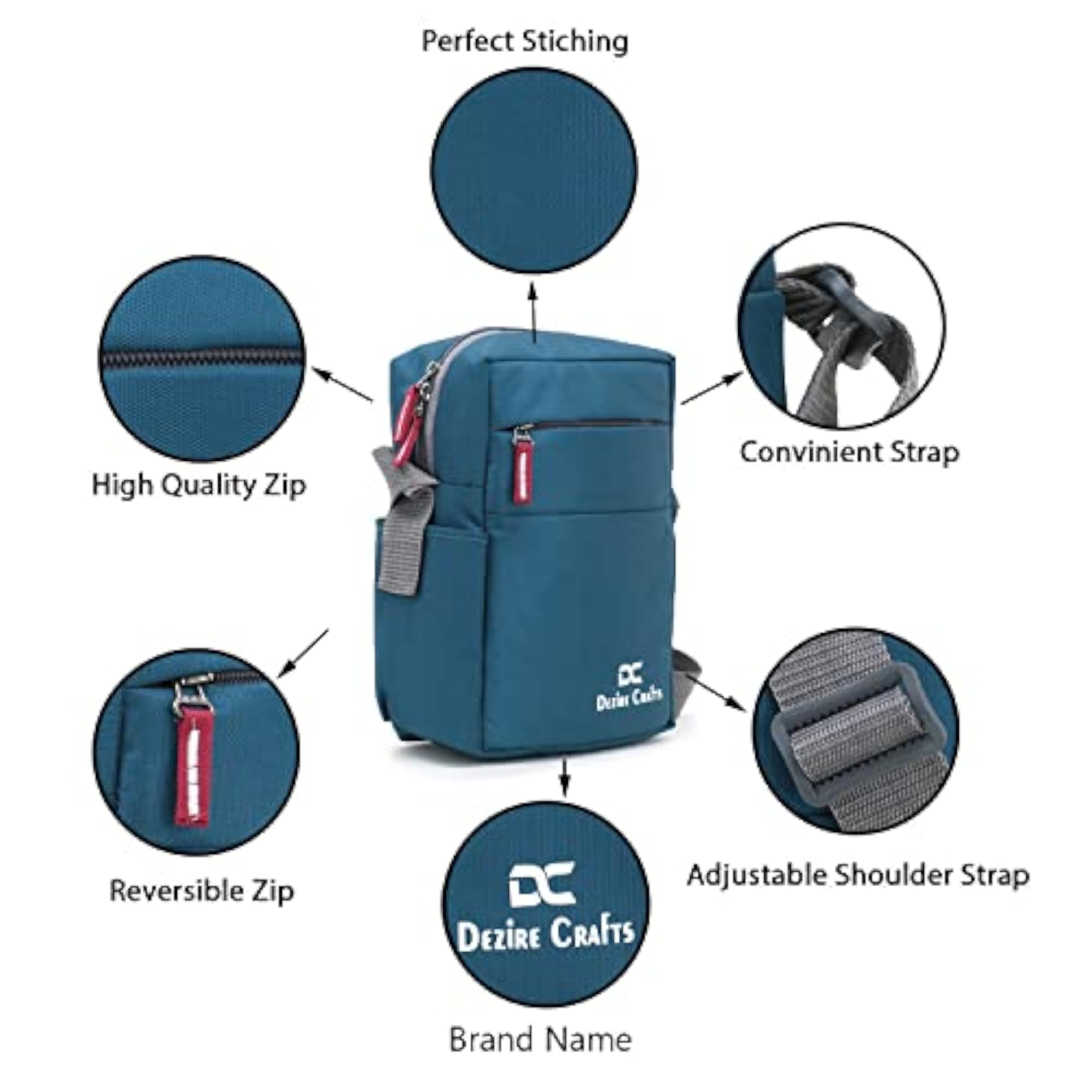 Stylish Cross Body Travel Messenger Shoulder Bag